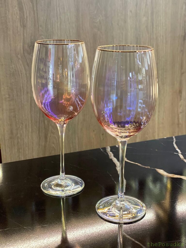 Набір 4 келихи для вина Olens "Оптік-голд", 325 мл Зображення 120 – thePosudka Набір 4 келихи для вина Olens "Оптік-голд", 325 мл Зображення 119 – thePosudka