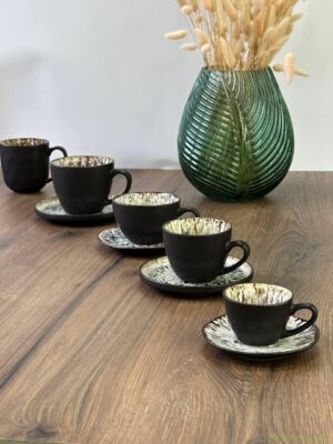 Набір 6 чашок та 6 блюдець “Паноптікон”