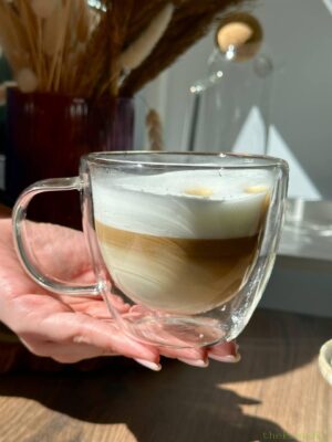 Кружка, подвійне скло Olens "Капуч-105", 350 мл