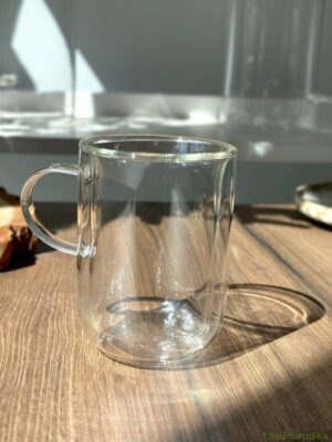 Кружка подвійне скло "Стильна" 250 мл