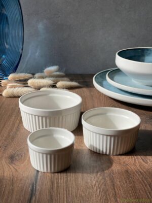 Набір 3х піал, соусників, форм для запікання "Білий Дім"