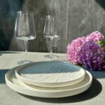 Тарілка з бортиком "Білий обеліск", 25 см