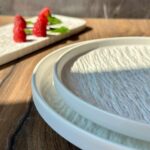 Тарілка з бортиком "Білий обеліск", 20,5 см