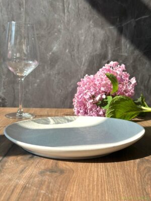 Тарілка підставна, Сервірувальна тарілка "Білий обеліск", 26 см