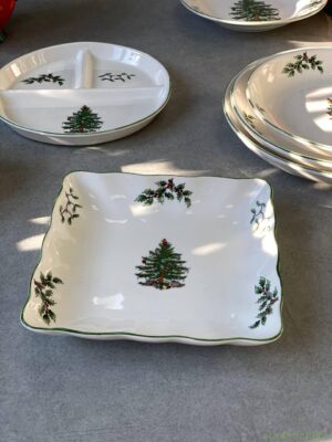 Тарілка квадратна Olens "Біла зима" 20 см