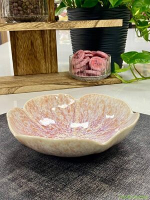 Салатник-квітка Olens "Пінк-тіндер" 16,5*5 см, 350 мл