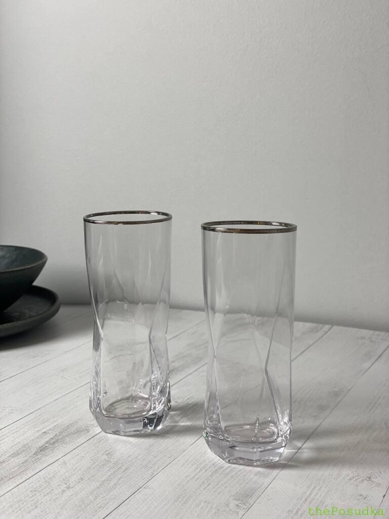 Набір 4 склянки хайбол Olens “Прозора Геометрія”, 250 мл Зображення 84 – thePosudka Набір 4 склянки хайбол Olens “Прозора Геометрія”, 250 мл Зображення 83 – thePosudka