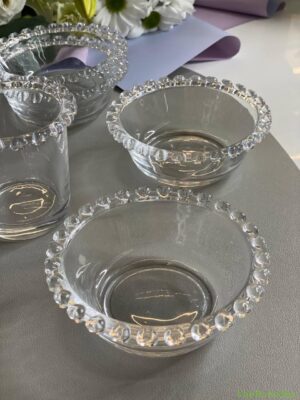 Набір 6 піал десертних «Прозоре Серце» 125 мл