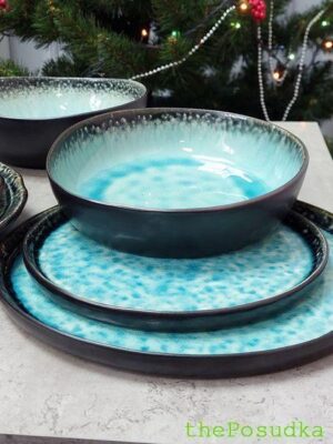 Салатник 20*4,5 см Olens "Блу-лейк"