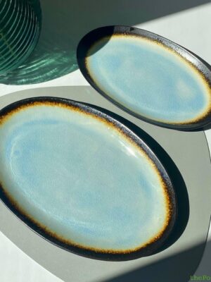 Тарілка овальна Olens "Сонце пустелі" 35*23*2.8 см