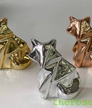 Сувенір статуетка Olens "Лисичка", 7.5*4*11 см