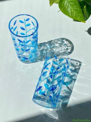 Набір 6 склянок Olens "Синє море", 350 мл