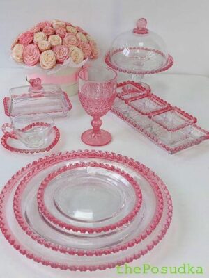 Тарілка Olens «Рожеве Серце» 32 см