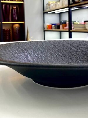 Тарілка глибока Olens "Чорний обеліск" 28,5*5,3 см, 800 мл