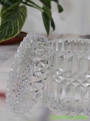 Цукорниця 10,5х10,5 см Olens "Прозоре задзеркалля", велика