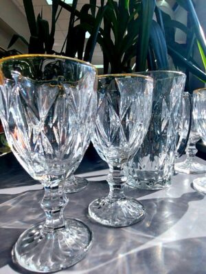 Набір келихів для вина Olens «Золотий смарагд», 325 мл