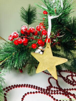 Прикраса ялинкова Olens «Зірка», 7*7 см