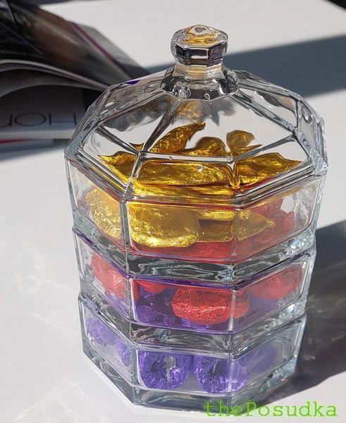 Цукерниця Olens "Квартет", 3 яруси по 300 мл Зображення 2 – thePosudka Цукерниця Olens "Квартет", 3 яруси по 300 мл - Зображення 2