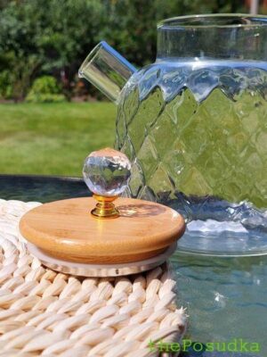 Чайник заварювальний скляний Olens "Ромбус", 1500 мл