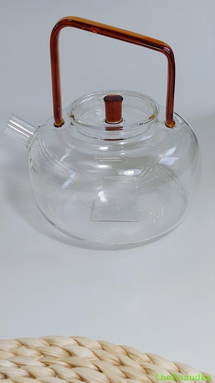 Чайник заварювальний скляний Olens "Кінг", 800 мл Зображення 3 – thePosudka Чайник заварювальний скляний Olens "Кінг", 800 мл - Зображення 3