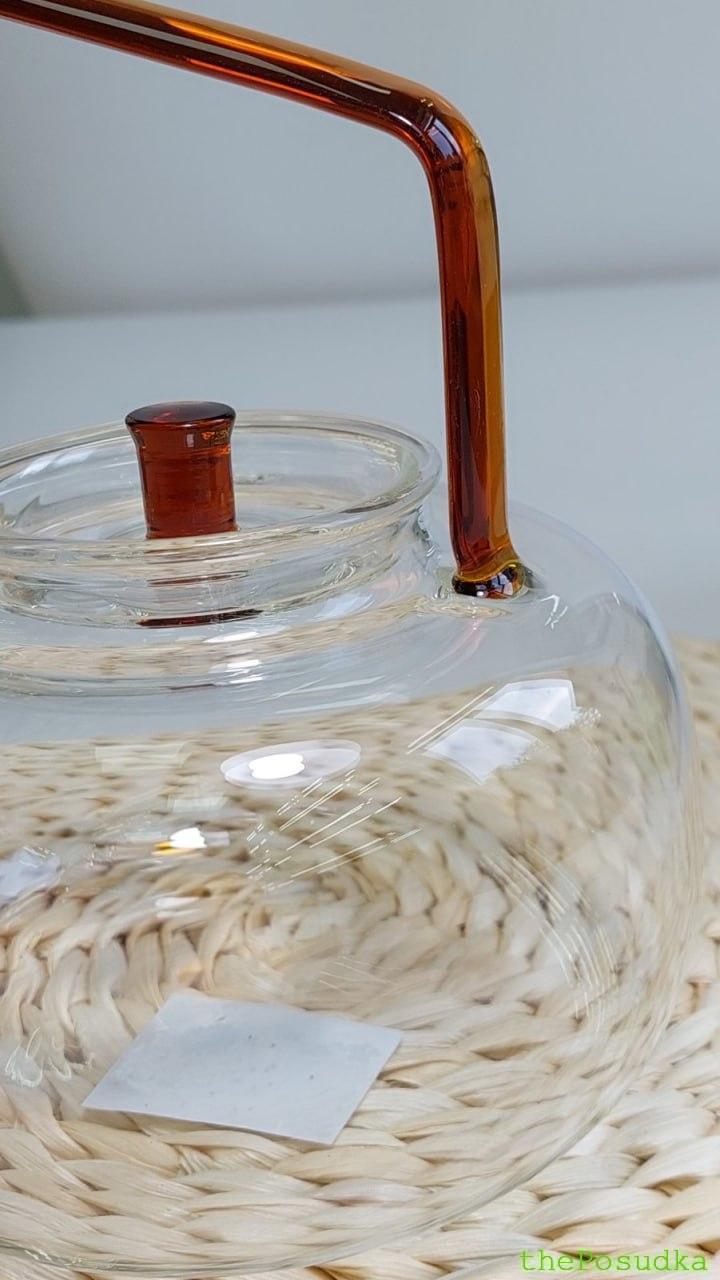 Чайник заварювальний скляний Olens "Кінг", 800 мл Зображення 2 – thePosudka Чайник заварювальний скляний Olens "Кінг", 800 мл - Зображення 2