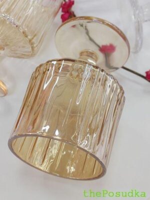 Набір келихів Olens "Бурштиновий Дюк"