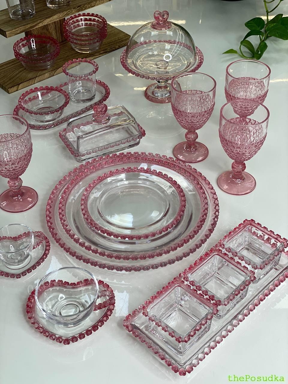 Тарілка Olens «Рожеве Серце» 20 см Зображення 2 – thePosudka Тарілка Olens «Рожеве Серце» 20 см - Зображення 2