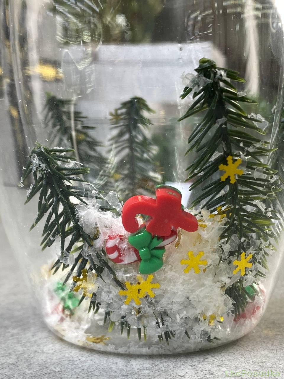 Чашка подвійне скло "Новорічний льодяник" 300 мл Зображення 2 – thePosudka Чашка подвійне скло "Новорічний льодяник" 300 мл - Зображення 2