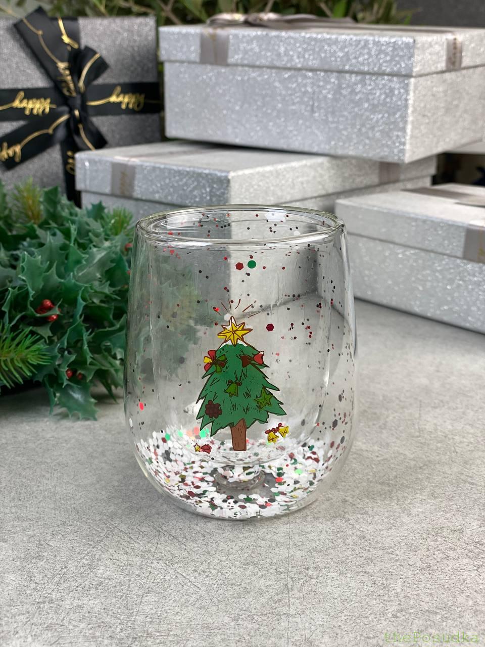Скляна новорічна з подвійним дном "Зимове свято" Зображення 4 – thePosudka Скляна новорічна з подвійним дном "Зимове свято" - Зображення 4