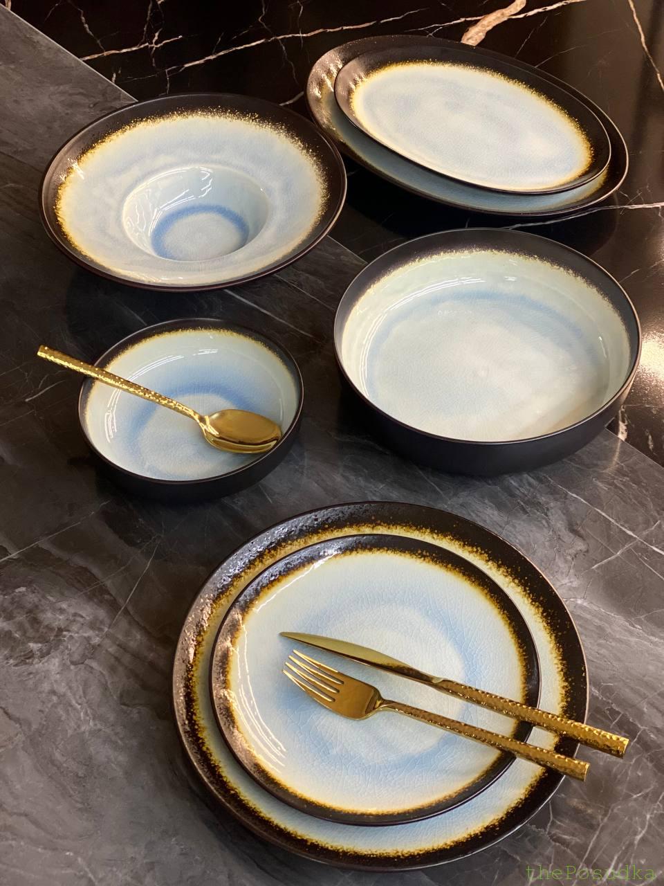 Столовий ніж Olens "Денмарк" золото, 24 см Зображення 5 – thePosudka Столовий ніж Olens "Денмарк" золото, 24 см - Зображення 5