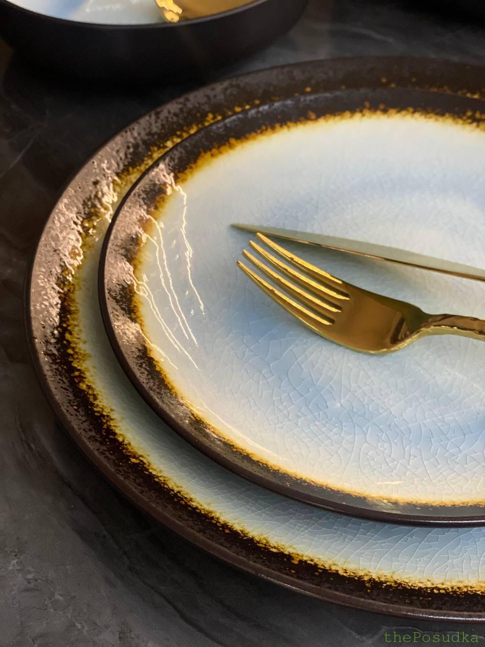 Столовий ніж Olens "Денмарк" золото, 24 см Зображення 3 – thePosudka Столовий ніж Olens "Денмарк" золото, 24 см - Зображення 3