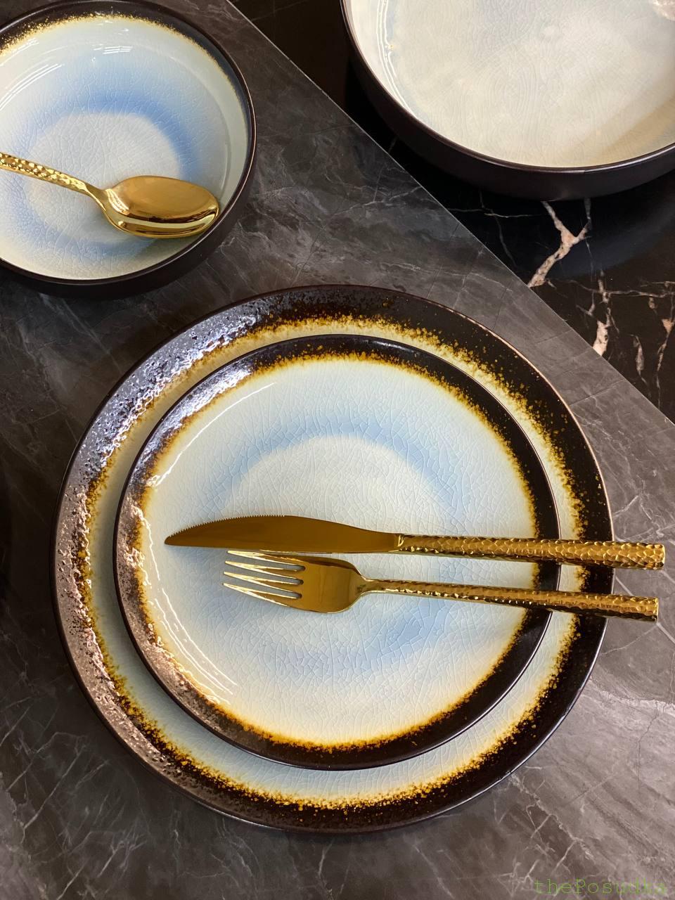 Столовий ніж Olens "Денмарк" золото, 24 см Зображення 2 – thePosudka Столовий ніж Olens "Денмарк" золото, 24 см - Зображення 2