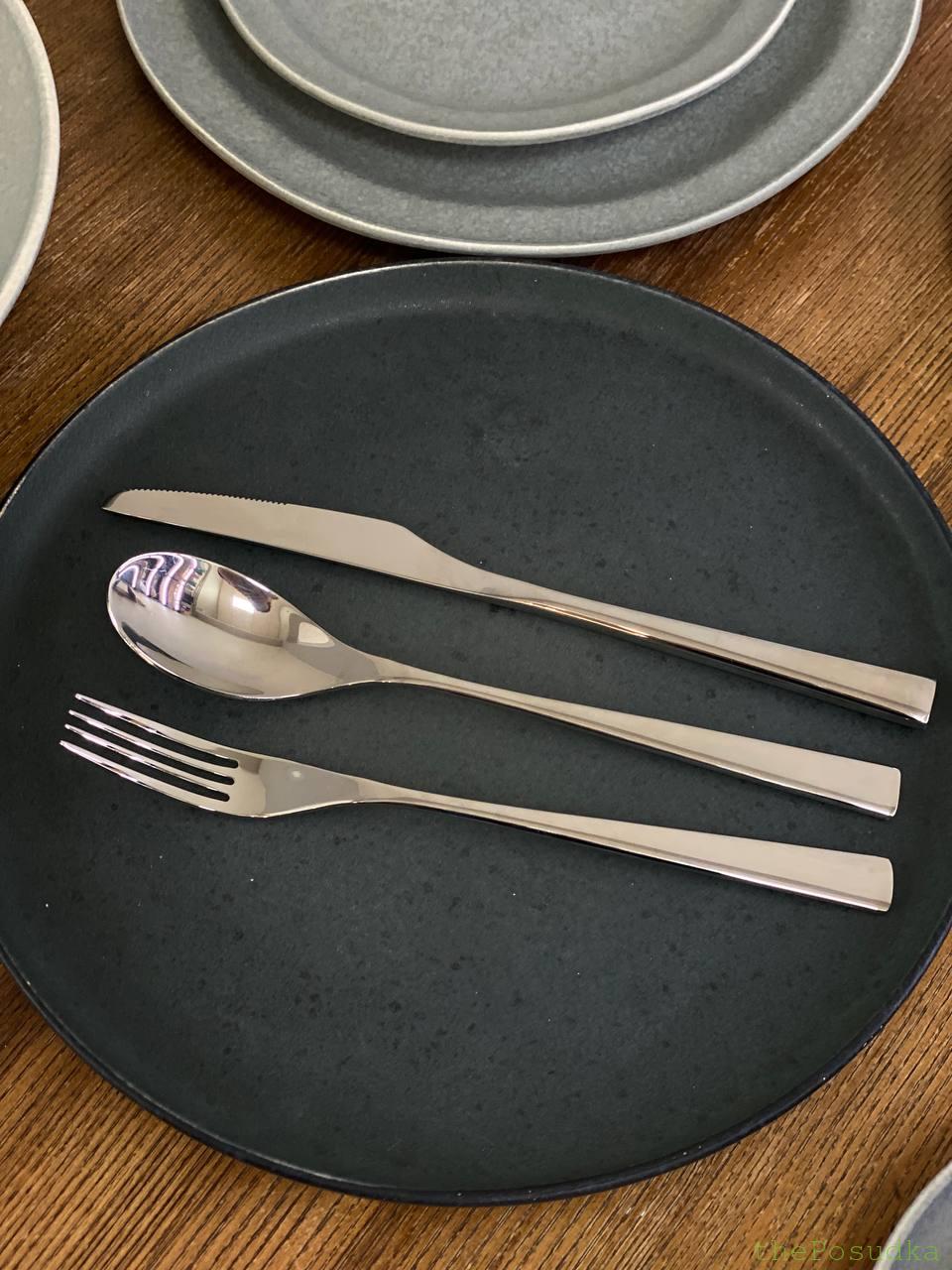 Ложка Olens "Срібний іній", 21,5 см Зображення 1 – thePosudka Ложка Olens "Срібний іній", 21,5 см