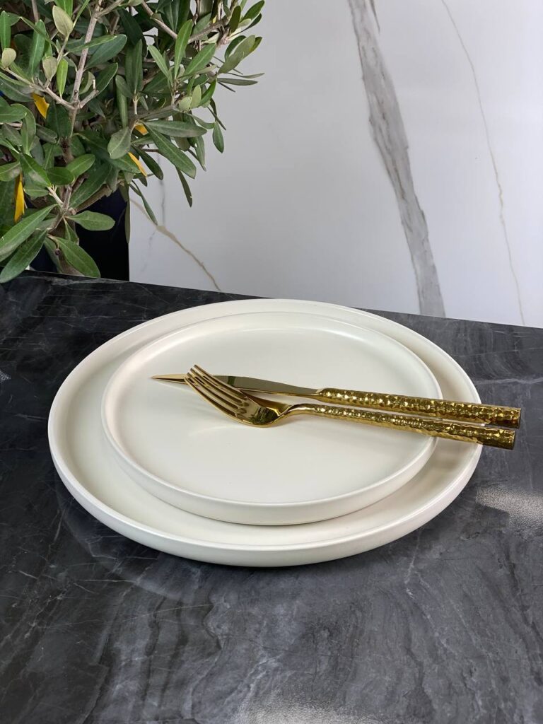 Тарілка обідня кругла з бортиками 26 см біла плоска матова "Тартер" Зображення 152 – thePosudka Тарілка обідня кругла з бортиками 26 см біла плоска матова "Тартер" Зображення 151 – thePosudka