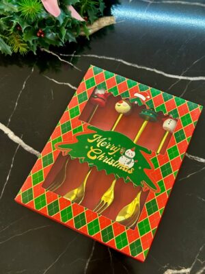 Набір Столових Приборів 2 ложки та 2 вилки "Новорічний"