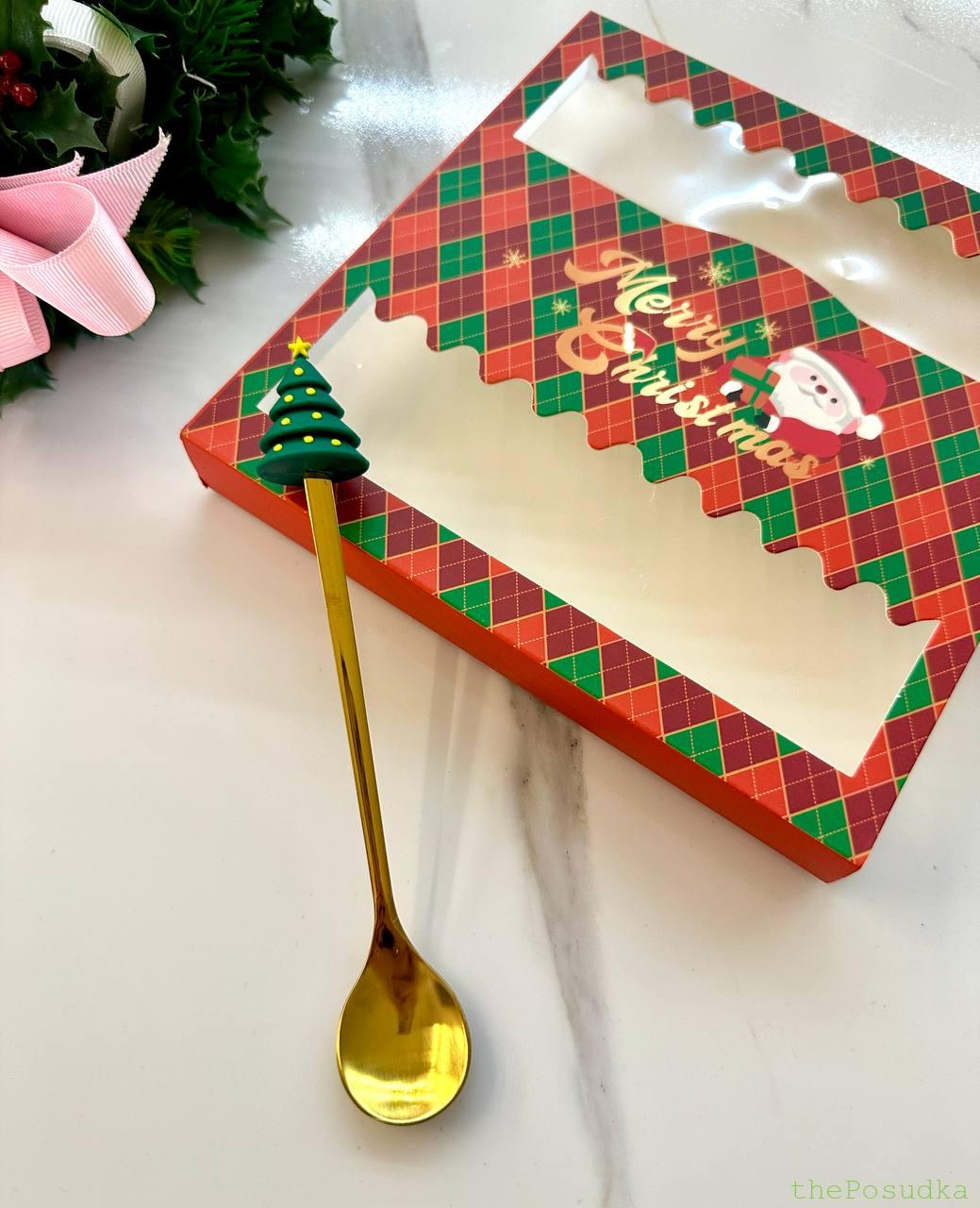 Набір 6 ложок "Різдвяна компанія" Зображення 2 – thePosudka Набір 6 ложок "Різдвяна компанія" - Зображення 2