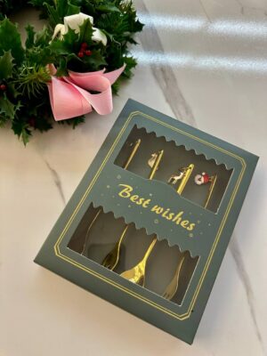 Набір столових приборів "Найкращі побажання" 2 ложки + 2 виделки