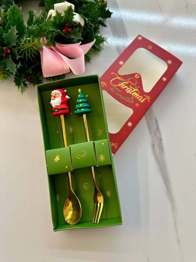 Набір столових приборів "Новорічний" - 1 ложка + 1 вилка Зображення 73 &ndash; thePosudka