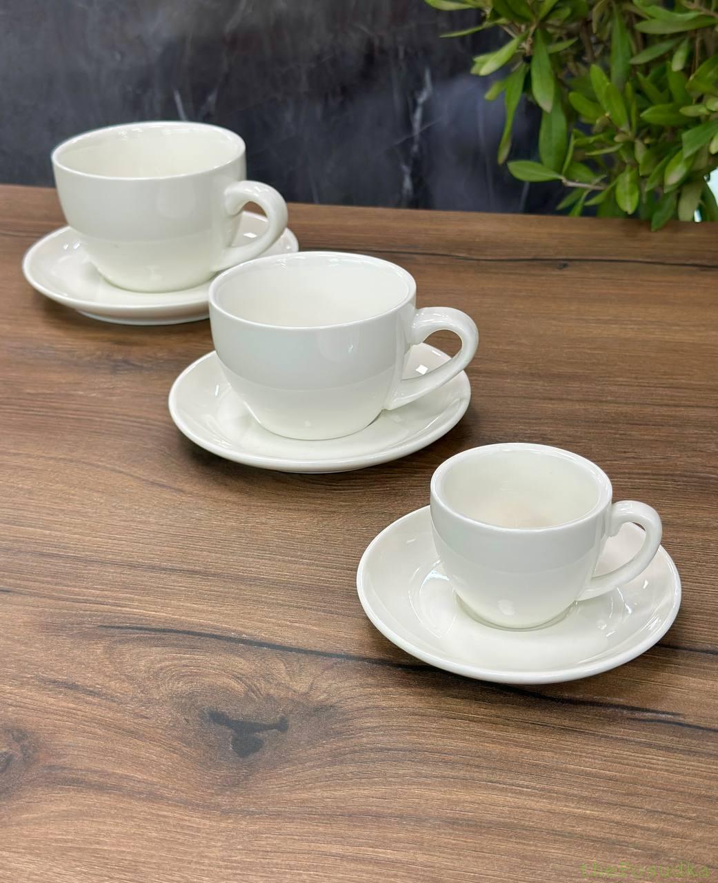 Набір 6 Чашок з Блюдцями "Саммер" Зображення 1 – thePosudka Набір 6 Чашок з Блюдцями "Саммер"