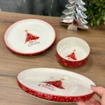 Тарілка підставна 26,5 см "Різдвяна ялинка"