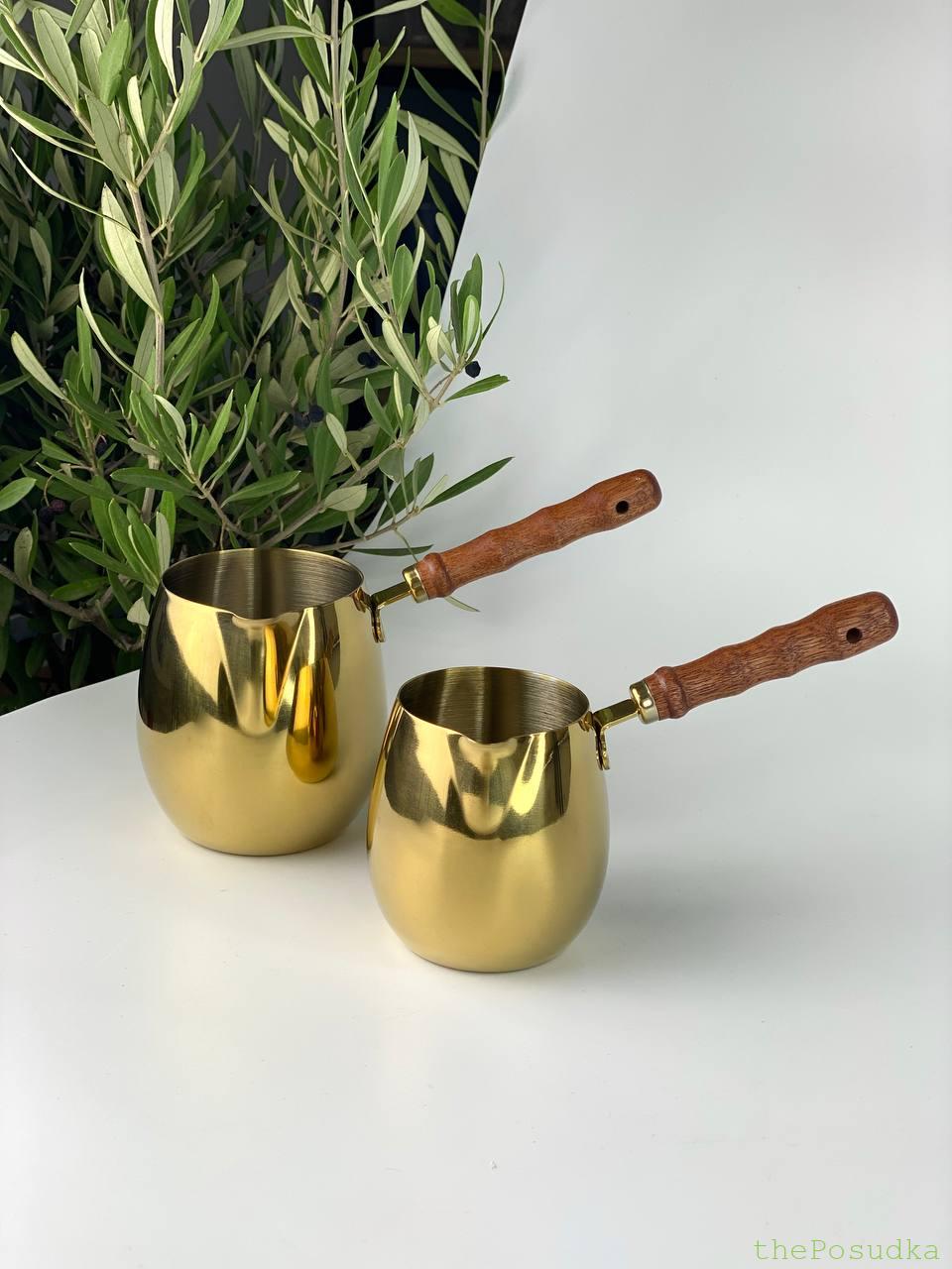 Турка стальна "Гуджи" 300 мл / 450 мл Зображення 3 – thePosudka Турка стальна "Гуджи" 300 мл / 450 мл - Зображення 3