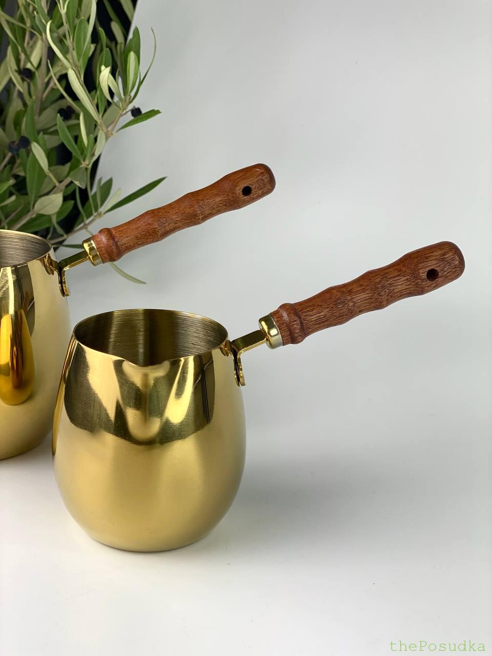 Турка стальна "Гуджи" 300 мл / 450 мл Зображення 2 – thePosudka Турка стальна "Гуджи" 300 мл / 450 мл - Зображення 2