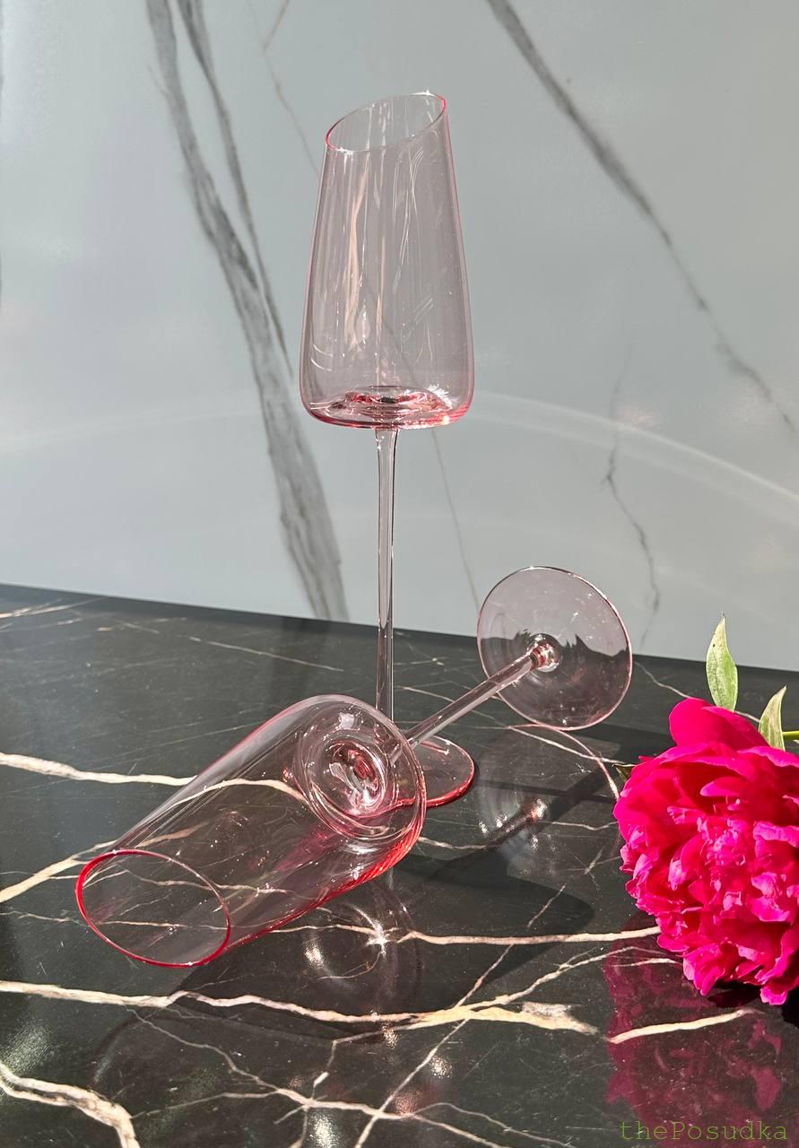 Набір 6 Келихів для Шампанського 200 мл "Пінк-едж" Зображення 6 – thePosudka Набір 6 Келихів для Шампанського 200 мл "Пінк-едж" - Зображення 6