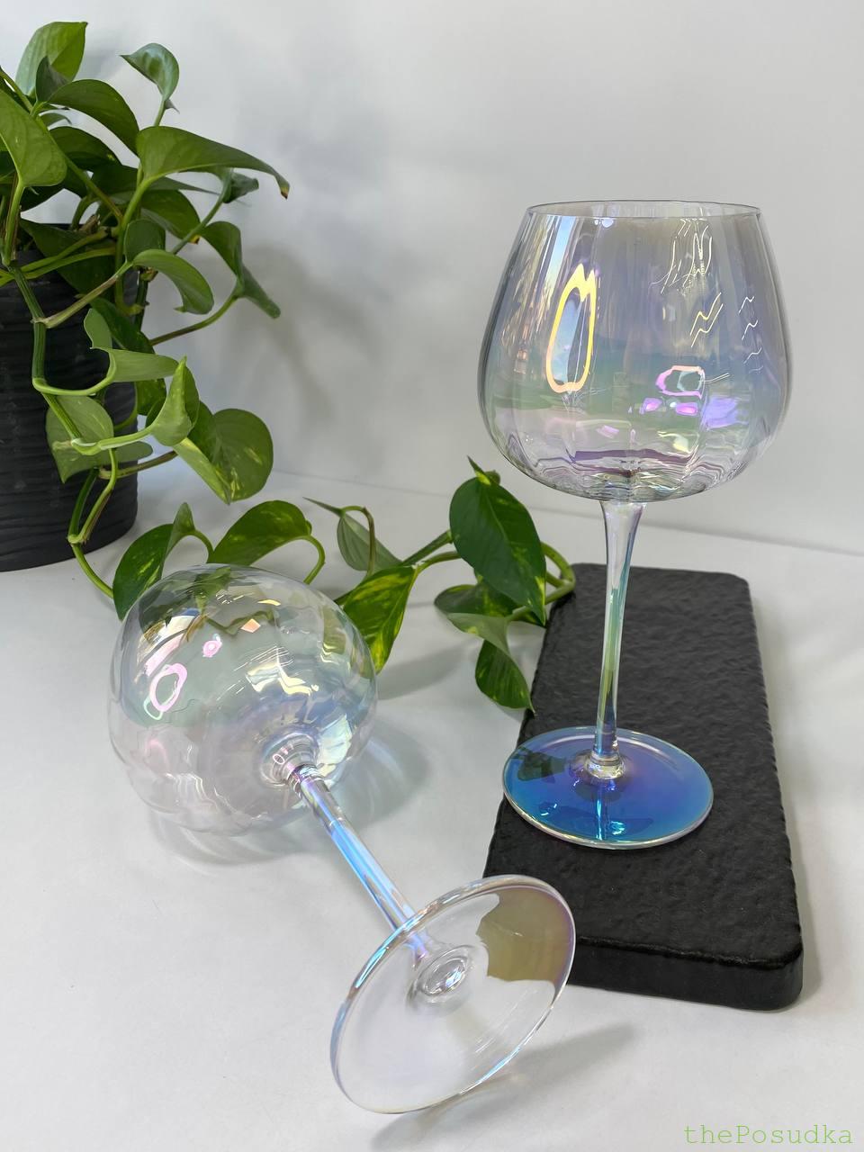 Набір 6 Келихів для Червоного Вина "Веселковіі грані" 440 мл Зображення 3 – thePosudka Набір 6 Келихів для Червоного Вина "Веселковіі грані" 440 мл - Зображення 3