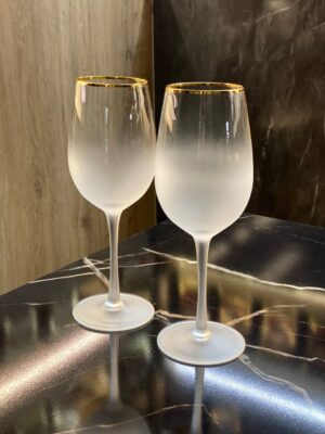 Набір 4 Келихи "Голд Рим" 375 мл