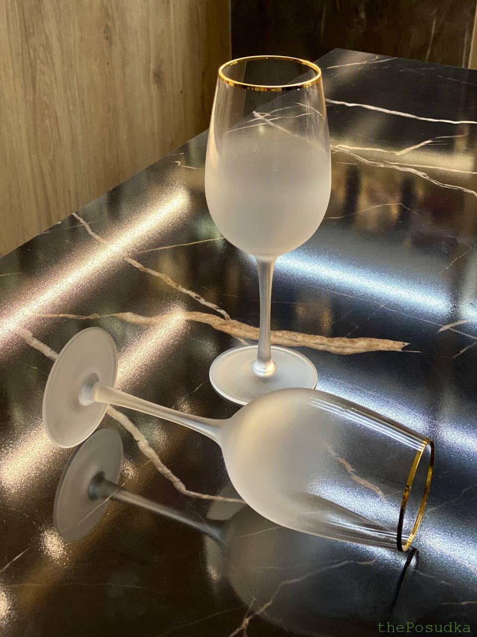 Набір 4 Келихи "Голд Рим" 375 мл Зображення 6 – thePosudka Набір 4 Келихи "Голд Рим" 375 мл - Зображення 6