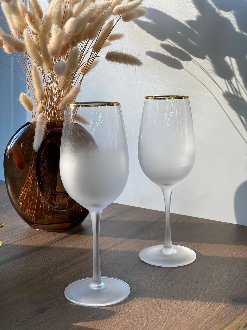 Набір 4 Келихи "Голд Рим" 375 мл Зображення 7 – thePosudka Набір 4 Келихи "Голд Рим" 375 мл - Зображення 7