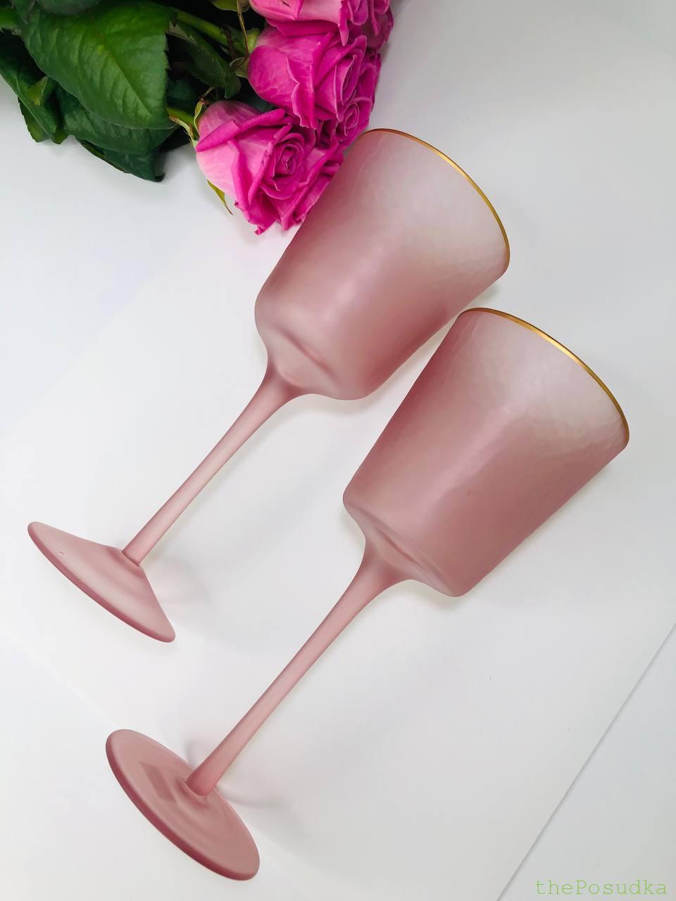 Набір 4 Келихи для Білого Вина "Леді Пінк" 350 мл Зображення 2 – thePosudka Набір 4 Келихи для Білого Вина "Леді Пінк" 350 мл - Зображення 2