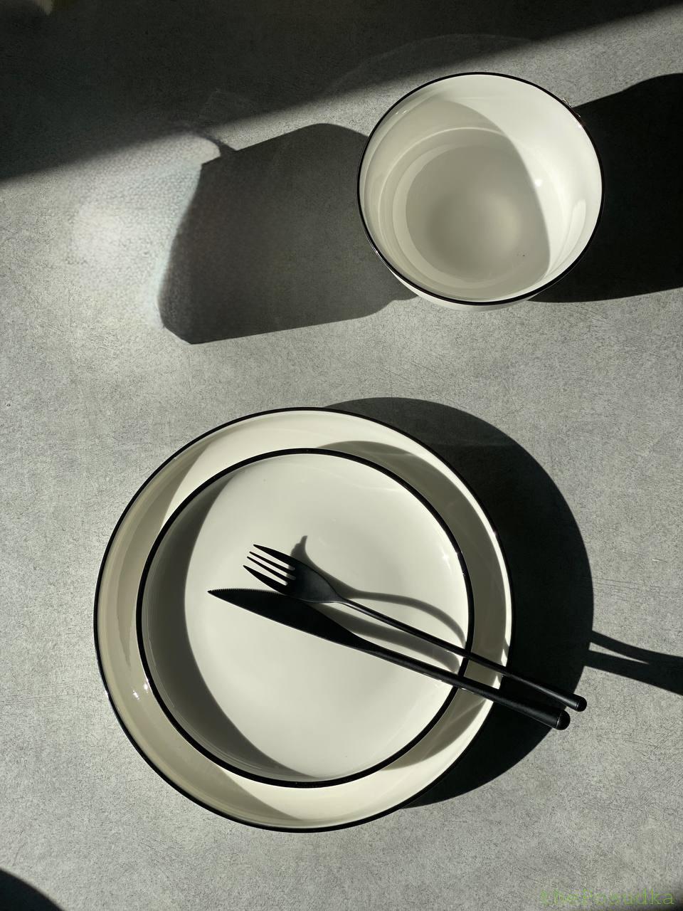 Набір 3 Тарілки на 1 персону "Вінтажна" Зображення 1 – thePosudka Набір 3 Тарілки на 1 персону "Вінтажна"