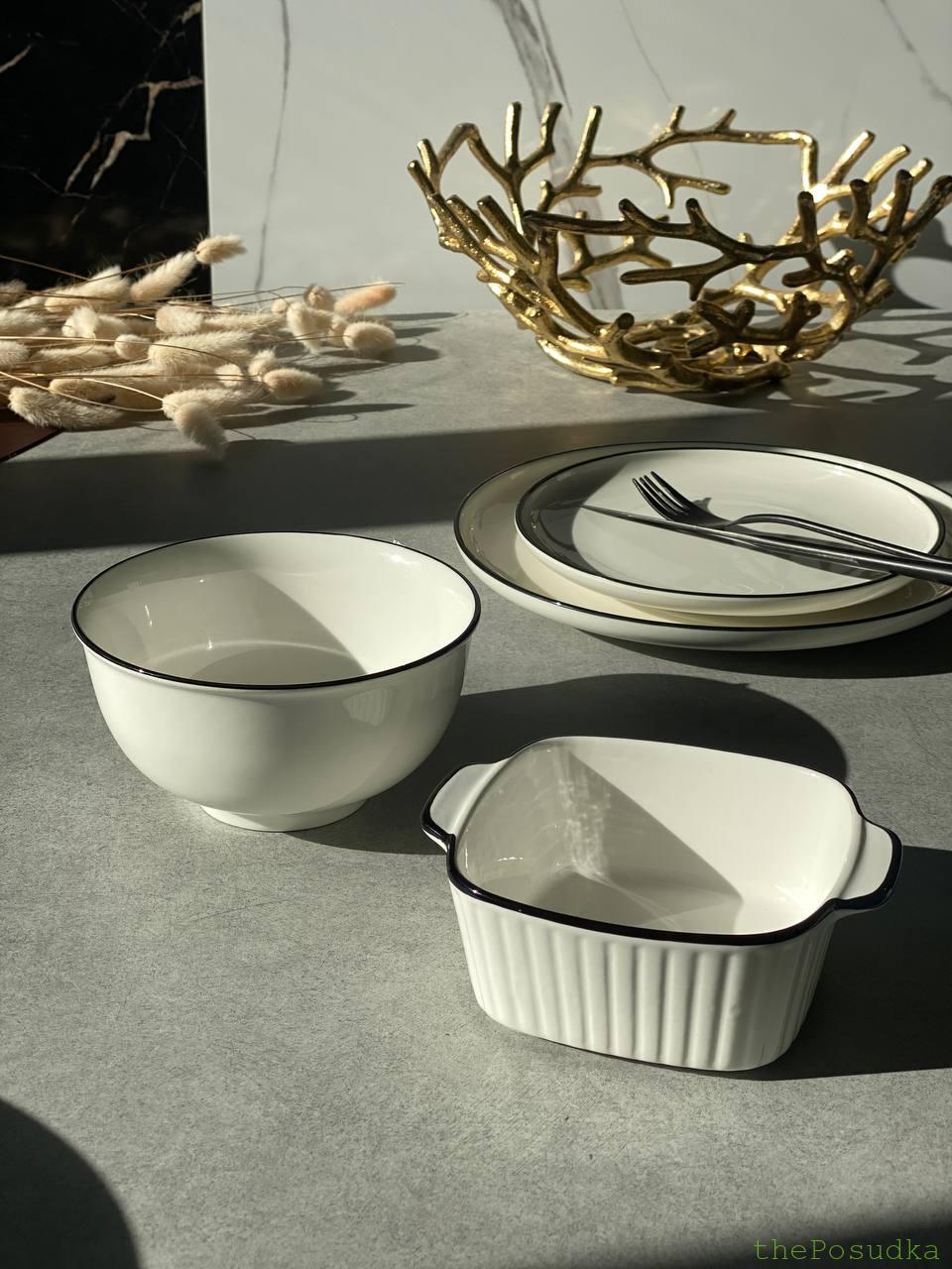 Набір 3 Тарілки на 1 персону "Вінтажна" Зображення 4 – thePosudka Набір 3 Тарілки на 1 персону "Вінтажна" - Зображення 4